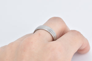 Platinum 5.9mm Grooved Benchmark Wedding Band Ring
