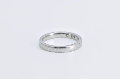 Platinum 3.0mm Classic Simple Wedding Band Ring