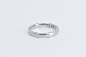 Platinum 3.0mm Classic Simple Wedding Band Ring