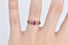 Load image into Gallery viewer, 14K Oval Natural Ruby Vintage Engagement Ring Yellow Gold