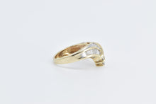 Load image into Gallery viewer, 14K 1.70 Ctw Baguette Diamond Chevron Fashion Ring Yellow Gold