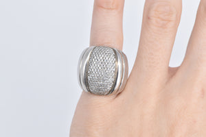 Sterling Silver John Hardy Pave 1.00 Ctw Natural Diamond Ring