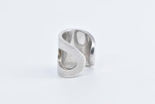 Load image into Gallery viewer, Sterling Silver Franco Pianegonda Designer Loop Curved Ring