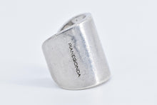 Load image into Gallery viewer, Sterling Silver Franco Pianegonda Designer Loop Curved Ring