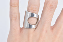 Load image into Gallery viewer, Sterling Silver Franco Pianegonda Designer Loop Curved Ring