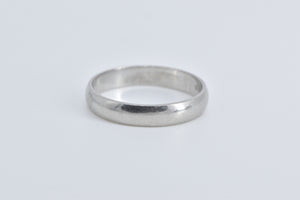 Palladium 3.7mm Rounded Classic Wedding Band Ring