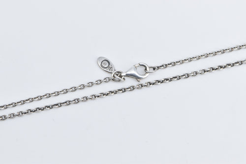 Sterling Silver Pandora Cable Chain Oval Link Classic Necklace 35.5