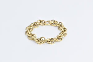 18K Marco Bicego Jaipur Ornate Chain Bracelet 7.25" Yellow Gold