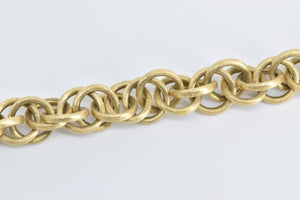 18K Marco Bicego Jaipur Ornate Chain Bracelet 7.25" Yellow Gold