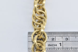 18K Marco Bicego Jaipur Ornate Chain Bracelet 7.25" Yellow Gold