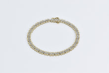 Load image into Gallery viewer, 14K Classic Vintage Diamond Tennis Bracelet 7.5&quot; Yellow Gold