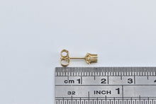 Load image into Gallery viewer, 14K Vintage Diamond Buttercup Single Stud Earring Yellow Gold