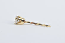 Load image into Gallery viewer, 14K Diamond Solitaire Classic Single Stud Earring Yellow Gold