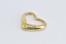 Load image into Gallery viewer, 18K Tiffany &amp; Co Elsa Peretti Heart Classic Pendant Yellow Gold