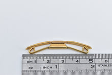 Load image into Gallery viewer, Gold Plated Swank Vintage Curved Classic Men&#39;s Tie Bar