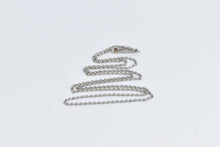 Load image into Gallery viewer, Platinum 1.4mm Classic Cable Link Fashion Chain Necklace 17&quot;