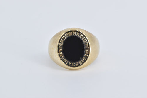 10K James Madison University Vintage Class Ring Yellow Gold