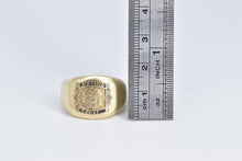 Load image into Gallery viewer, 10K Air Force Chief Vintage Men&#39;s Signet Ring Yellow Gold