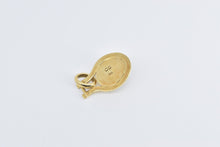 Load image into Gallery viewer, 18K Oval Jadeite Cabochon Vintage Statement Pendant Yellow Gold