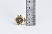 Load image into Gallery viewer, 14K Queen Nefertiti Ornate Scroll Filigree Statement Ring Yellow Gold