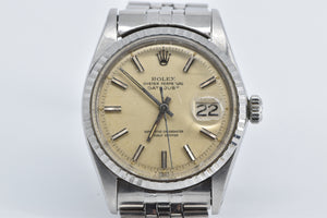 Stainless Steel Rolex Datejust 36mm Model 1603 Men's Watch