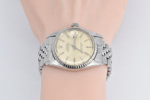Stainless Steel Rolex Datejust 36mm Model 1603 Men's Watch