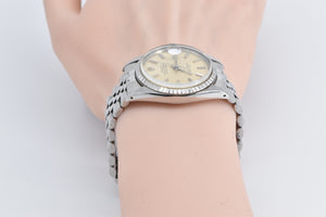 Stainless Steel Rolex Datejust 36mm Model 1603 Men's Watch