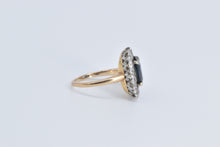 Load image into Gallery viewer, 14K 3.67 Ctw Natural Sapphire Diamond Cocktail Ring White Gold