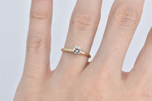 Load image into Gallery viewer, 14K 0.42 Ct Natural Round Diamond Engagement Ring Yellow Gold