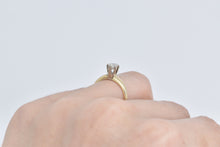Load image into Gallery viewer, 14K 0.42 Ct Natural Round Diamond Engagement Ring Yellow Gold