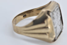 Load image into Gallery viewer, 10K 0.900 Silver Mercury Dime Vintage Statement Ring Yellow Gold