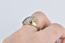 Load image into Gallery viewer, 10K 0.900 Silver Mercury Dime Vintage Statement Ring Yellow Gold