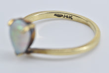 Load image into Gallery viewer, 14K Pear Tear Drop Opal Vintage Fashion Ring Yellow Gold