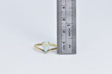 Load image into Gallery viewer, 14K Pear Tear Drop Opal Vintage Fashion Ring Yellow Gold