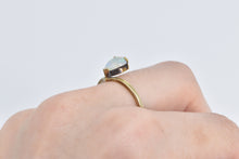 Load image into Gallery viewer, 14K Pear Tear Drop Opal Vintage Fashion Ring Yellow Gold