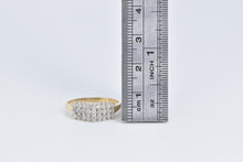 Load image into Gallery viewer, 14K 0.30 Ctw Diamond Squared Cluster Statement Ring Yellow Gold