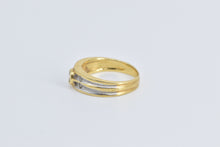 Load image into Gallery viewer, 18K Natural Diamond Two Tone Classic Fashion Ring Yellow Gold