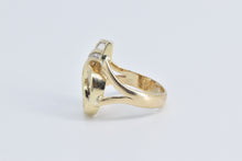 Load image into Gallery viewer, 14K 1.90 Ctw Baguette &amp; Round Diamond Loop Ring Yellow Gold