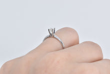 Load image into Gallery viewer, 14K 0.25 Ct Natural Diamond Solitaire Engagement Ring White Gold