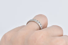 Load image into Gallery viewer, 14K 1.00 Ctw Natural Diamond Wedding Band Ring White Gold