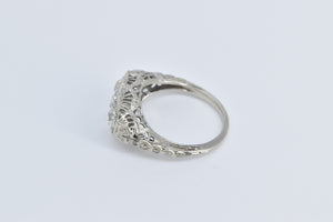 18K 0.75 Ctw Old Mine Cut Diamond Engagement Ring White Gold