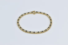 Load image into Gallery viewer, 10K 2.50 Ctw Natural White Blue Sapphire Tennis Bracelet 7.25&quot; Yellow Gold