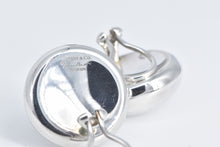 Load image into Gallery viewer, Sterling Silver Tiffany &amp; Co Elsa Peretti Round Clip Back Earrings