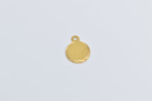 Load image into Gallery viewer, 22K Tribute Saudi Arabia 1 Guinea Coin Ridged Circle Charm/Pendant Yellow Gold