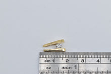 Load image into Gallery viewer, 14K 0.20 Ct Natural Diamond Solitaire Illusion Pendant Yellow Gold