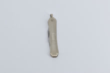Load image into Gallery viewer, Gold Filled Art Deco Pinstripe Pocket Utility Knife