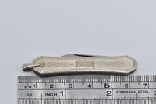 Load image into Gallery viewer, Gold Filled Art Deco Pinstripe Pocket Utility Knife