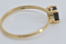 Load image into Gallery viewer, 10K Oval Sapphire Diamond Accent Vintage Ring Yellow Gold