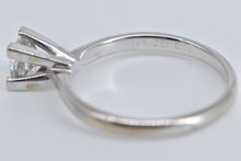 Load image into Gallery viewer, 14K 0.60 Ct Princess Natural Diamond Engagement Ring White Gold