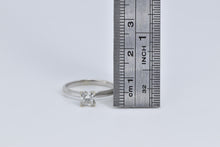 Load image into Gallery viewer, 14K 0.60 Ct Princess Natural Diamond Engagement Ring White Gold